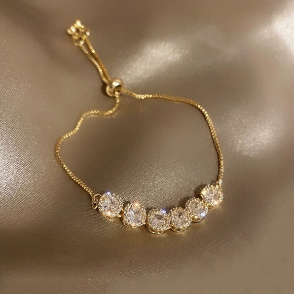 14k gold plated Cubic Zirconia - Picture 5 of 5